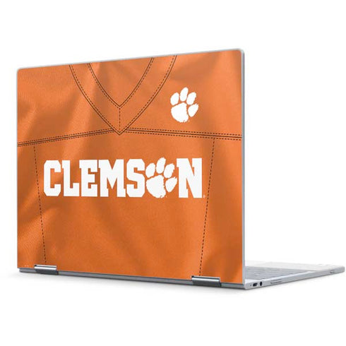 Clemson University Orange Jersey Pixelbook Skin